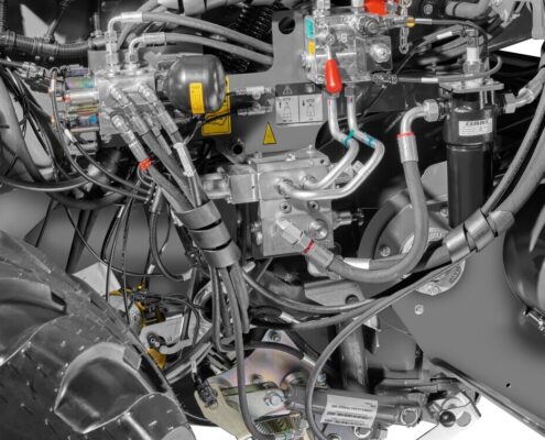 Rollant 630 RC koristi ojačane lančane prijenose i veće zupčanike za duži vijek trajanja