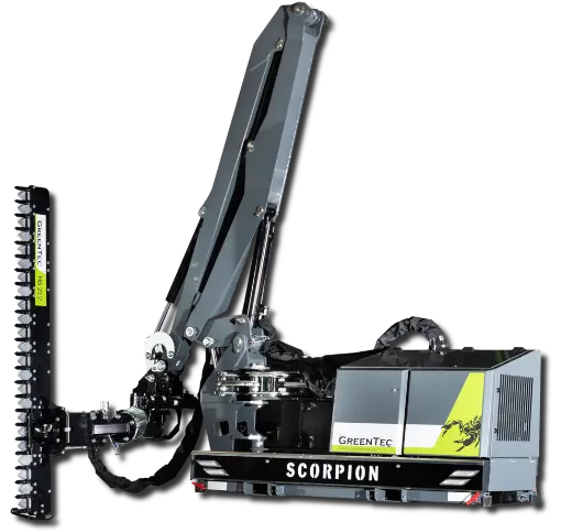 Scorpion-530-S-Basic-Front-featured-image-1 Scorpion 530 S - Osnovni prednji dio Naša Scorpion 530 S - Basic Front je profesionalna kosilica koju koriste općine, poljoprivredni izvođači radova, šumski radnici i krajobrazni arhitekti. Na kosilicu Scorpion može se pričvrstiti veliki izbor alata za održavanje uz cestu, rezanje živice i obrezivanje drveća. Širok raspon priključaka čini Scorpion 530 S - Basic Front popularnim izborom tijekom cijele godine. Kosilica s prednjim krakom Scorpion 530 S - Basic dizajnirana je za traktore i utovarivače srednje veličine težine od najmanje 5000 kg (8819 lb). Umjesto tradicionalnog trotočkovnog pričvršćivanja, modeli Scorpion imaju četiri točke pričvršćivanja na glavnom okviru. To je puno brži i pouzdaniji sustav pričvršćivanja.